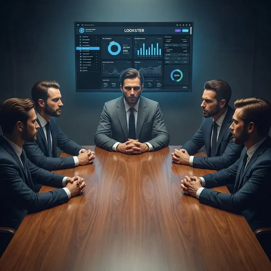 Team building the Lookster solution